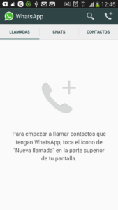 Whatsapp call