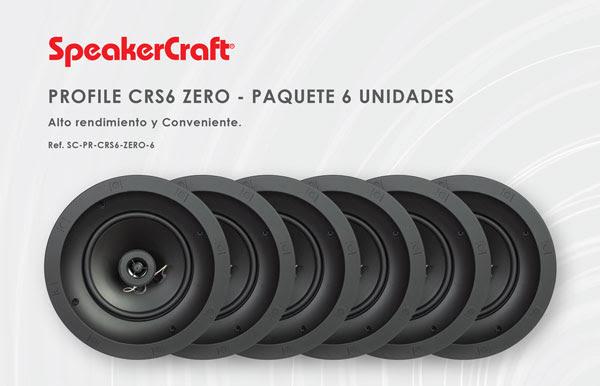 Altavoces SpeakerCraft x 6 CRS6 Zero